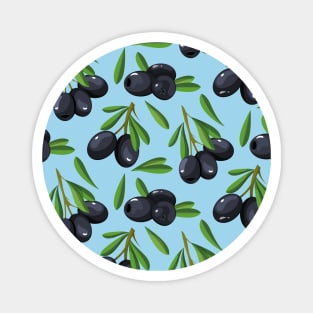 Olives - Mediterranean pattern Magnet